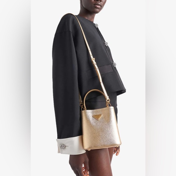 Gold mini handbag - Picture 5 of 11